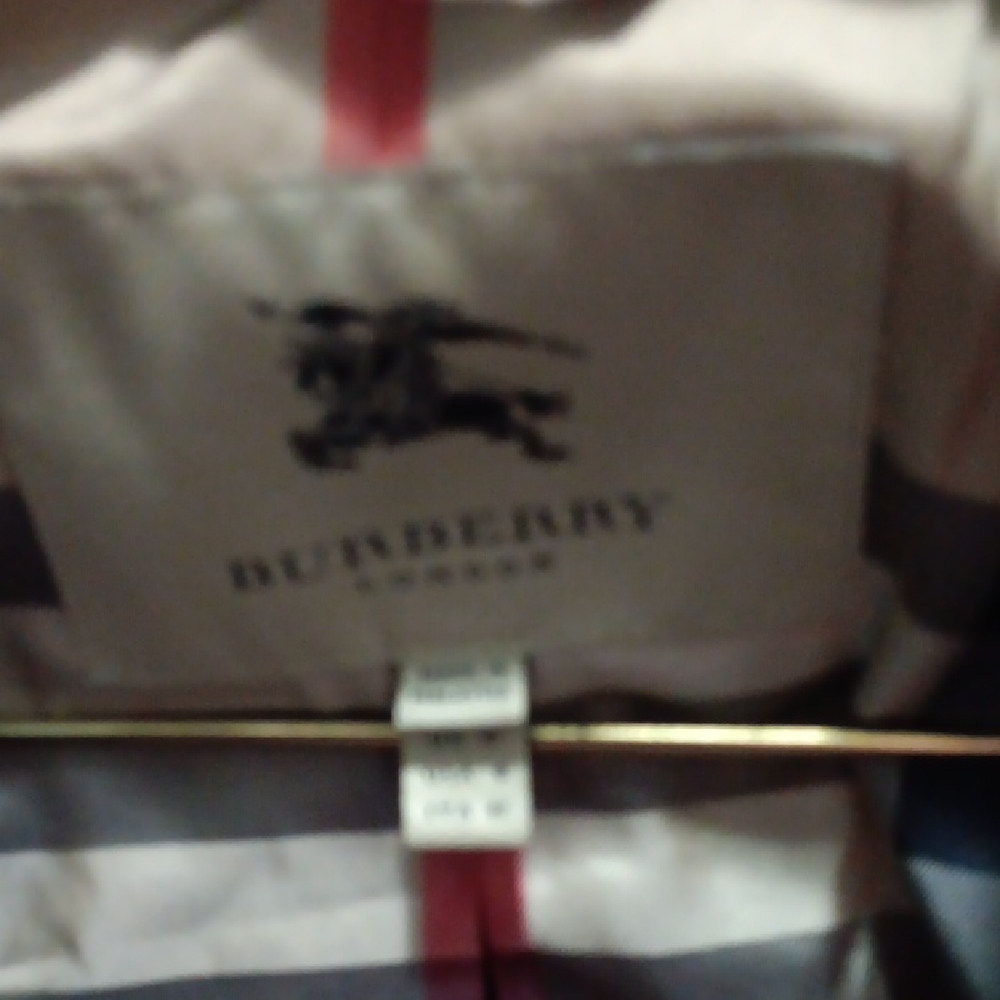 Burberry Beige and Red Striped Garment - Picture 2 of 6